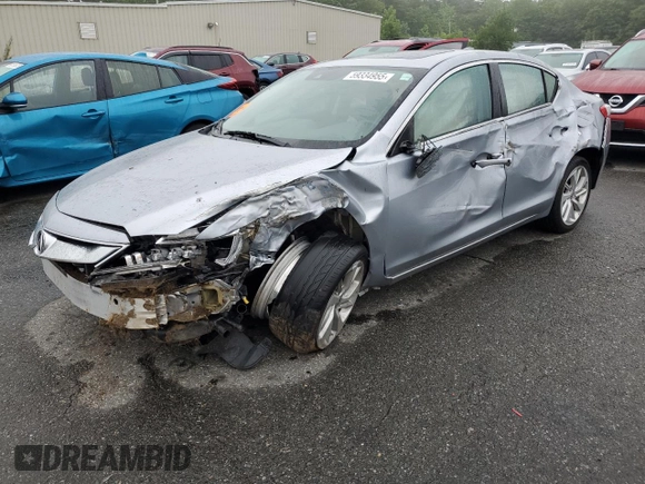 2018 Acura ILX Premium with VIN 19UDE2F72JA005426, listed as a Copart auction lot 59334955 with 56,357 mi miles and Salvage title. Bid and sale history available at DreamBid. Image 1.