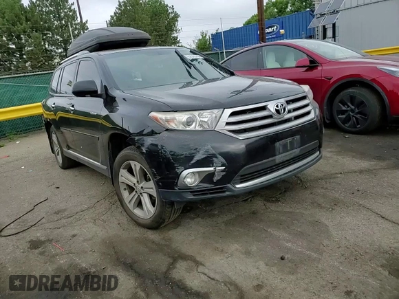 2013 Toyota Highlander Limited with VIN 5TDDK3EH6DS219401, listed as a Copart auction lot 62085705 with 282,264 mi miles and Salvage title. Bid and sale history available at DreamBid. Image 11.