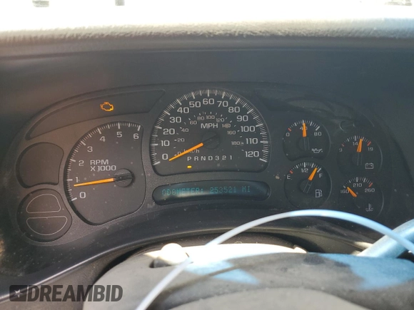 2006 Chevrolet Tahoe Z71 with VIN 1GNEK13T86R168914, listed as a Copart auction lot 54152275 with 253,521 mi miles and Salvage Title. Bid and sale history available at carsss.com. Image 9.