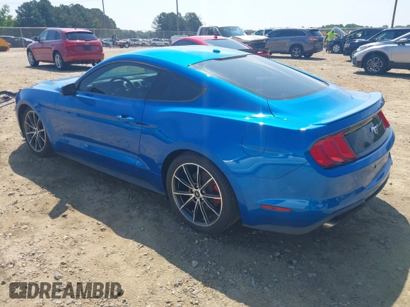 2019 Ford Mustang EcoBoost with VIN 1FA6P8TH3K5124197, listed as a IAAI auction lot 42579034 with 57,965 mi miles and . Bid and sale history available at DreamBid. Image 3.