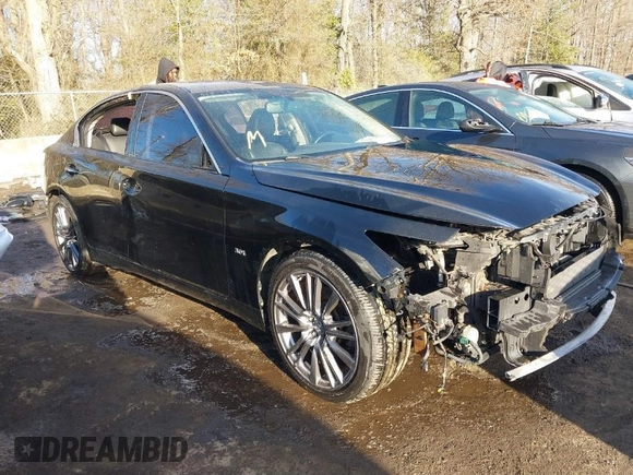 2018 Infiniti Q50 3.0t SPORT with VIN JN1EV7AR4JM432732, listed as a IAAI auction lot 41405057 with 132,046 mi miles. Bid and sale history available at carsss.com. Image 1.
