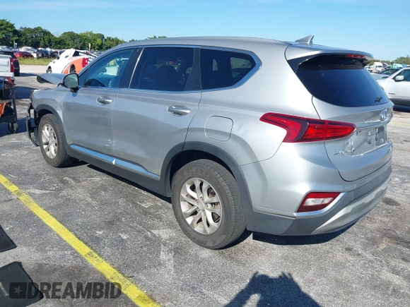2020 Hyundai Santa Fe SEL with VIN 5NMS3CAD5LH218667, listed as a IAAI auction lot 41025347 with 81,632 mi miles and . Bid and sale history available at DreamBid. Image 3.
