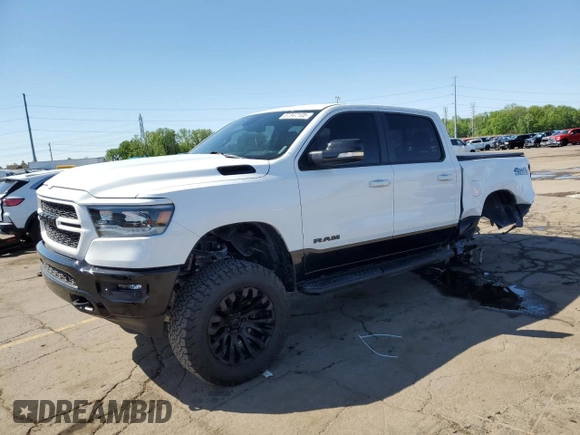 2022 Ram 1500 Big Horn with VIN 1C6SRFFT1NN320531, listed as a Copart auction lot 57347105 with 19,683 mi miles and Clean title. Bid and sale history available at DreamBid. Image 1.