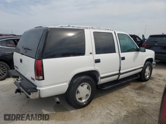 1998 GMC Yukon with VIN 1GKEK13R9WJ711087, listed as a Copart auction lot 73795594 with 177,708 mi miles and Non Repairable. Bid and sale history available at carsss.com. Image 3.