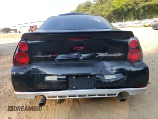 2002 Chevrolet Monte Carlo SS with VIN 2G1WX15K929196656, listed as a Copart auction lot 72926674 with 155,442 mi miles and Salvage Title. Bid and sale history available at carsss.com. Image 6.