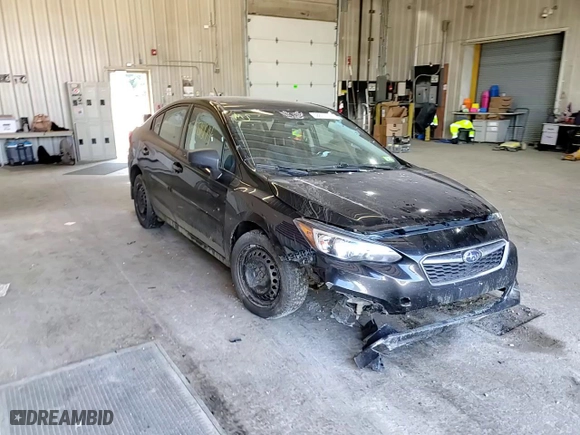 2017 Subaru Impreza with VIN 4S3GKAA6XH1607837, listed as a Copart auction lot 58811274 with 77,327 mi miles and Salvage Title. Bid and sale history available at carsss.com. Image 10.