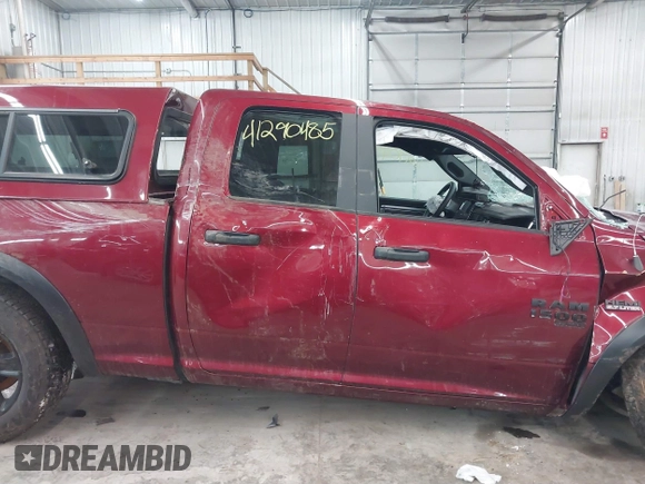 2021 Ram 1500 Classic Warlock with VIN 1C6RR7GT1MS506329, listed as a IAAI auction lot 41290485 with 56,819 mi miles. Bid and sale history available at carsss.com. Image 13.
