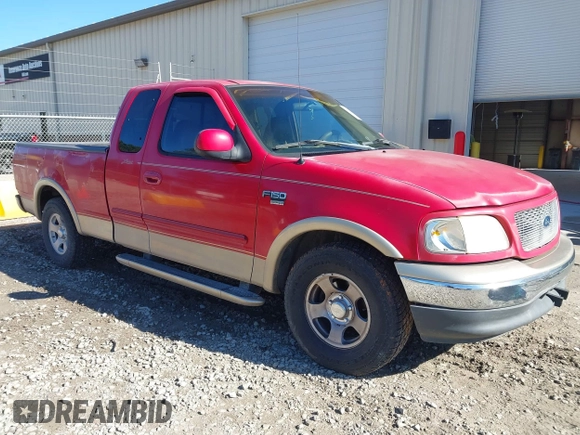 1999 Ford F-150 XL with VIN 1FTRX17LXXNA18592, listed as a IAAI auction lot 40929037 with 1 mi miles. Bid and sale history available at carsss.com. Image 1.