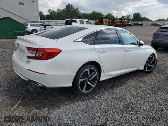2020 Honda Accord Sport with VIN 1HGCV2F36LA025240, listed as a Copart auction lot 58564985 with 52,954 mi miles and Salvage title. Bid and sale history available at DreamBid. Image 3.