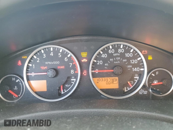 2010 Nissan Pathfinder S with VIN 5N1AR1NB7AC613674, listed as a Copart auction lot 57263035 with 103,397 mi miles and Salvage title. Bid and sale history available at DreamBid. Image 9.