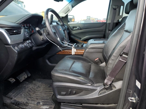 2015 Chevrolet Suburban LTZ with VIN 1GNSKKKCXFR722917, listed as a Copart auction lot 46176815 with 116,660 mi miles and Salvage Title. Bid and sale history available at carsss.com. Image 7.