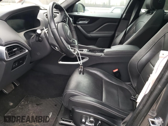 2019 Jaguar F-Pace 30t R-Sport with VIN SADCL2GX7KA352187, listed as a Copart auction lot 87842805 with 59,995 mi miles and Salvage title. Bid and sale history available at DreamBid. Image 7.