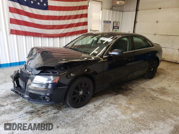 2010 Audi A4 Premium Plus with VIN WAUFFAFL5AN020682, listed as a Copart auction lot 59875725 with 148,889 mi miles and Salvage title. Bid and sale history available at DreamBid. Image 1.