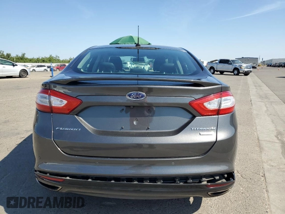 2016 Ford Fusion Titanium with VIN 3FA6P0K98GR144946, listed as a Copart auction lot 60359525 with 51,499 mi miles and Salvage title. Bid and sale history available at DreamBid. Image 6.