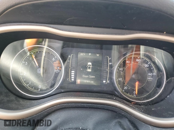 2016 Jeep Cherokee Altitude with VIN 1C4PJMAB5GW182417, listed as a Copart auction lot 69486134 with 157,571 mi miles and Salvage title. Bid and sale history available at DreamBid. Image 9.