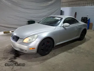 2002 Lexus SC 430 with VIN JTHFN48Y720034550, listed as a Copart auction lot 64511535 with 206,408 mi miles and Clean title. Bid and sale history available at DreamBid. Image 1.