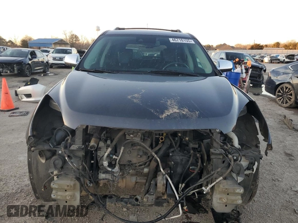 2013 Chevrolet Equinox LTZ with VIN 2GNALFEKXD6154843, listed as a Copart auction lot 46710155 with 102,587 mi miles and Salvage Title. Bid and sale history available at carsss.com. Image 5.