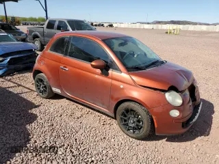 2015 FIAT 500 Pop with VIN 3C3CFFAR0FT545479, listed as a Copart auction lot 51787745 with 134,223 mi miles and Salvage Title. Bid and sale history available at carsss.com. Image 4.