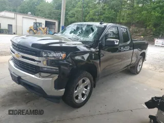 2020 Chevrolet Silverado 1500 LT with VIN 1GCRYDED2LZ161646, listed as a Copart auction lot 54056965 with 174,986 mi miles and Salvage Title. Bid and sale history available at DreamBid. Image 1.