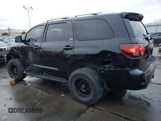 2018 Toyota Sequoia SR5 with VIN 5TDBY5G17JS162297, listed as a Copart auction lot 84745084 with 122,154 mi miles and Salvage Title. Bid and sale history available at carsss.com. Image 2.