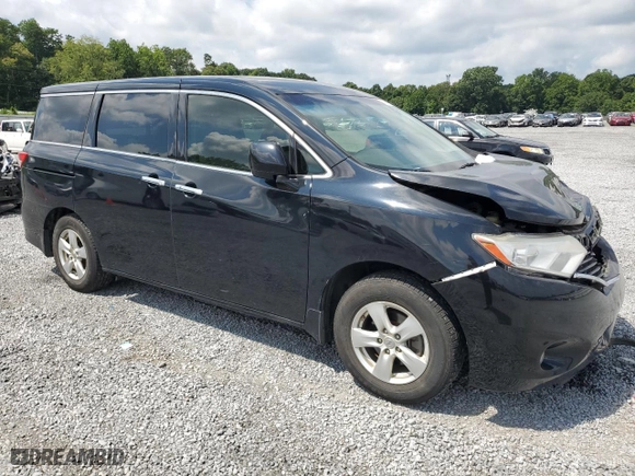 2015 Nissan Quest S with VIN JN8AE2KP1F9132088, listed as a Copart auction lot 64185313 with 123,179 mi miles. Bid and sale history available at carsss.com. Image 4.