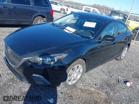 2015 Mazda 3 i Sport with VIN 3MZBM1U72FM210435, listed as a IAAI auction lot 41744470 with 148,624 mi miles. Bid and sale history available at carsss.com. Image 2.