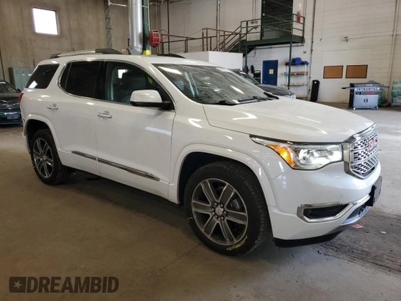 2019 GMC Acadia Denali with VIN 1GKKNXLS3KZ150140, listed as a Copart auction lot 58832575 with 60,724 mi miles and Salvage title. Bid and sale history available at DreamBid. Image 4.