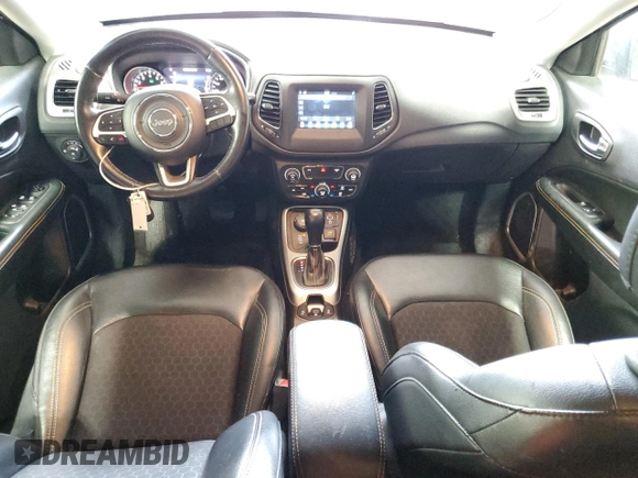 2019 Jeep Compass Latitude with VIN 3C4NJDBB6KT656444, listed as a Copart auction lot 51177515 with 55,892 mi miles and Salvage Title. Bid and sale history available at carsss.com. Image 8.