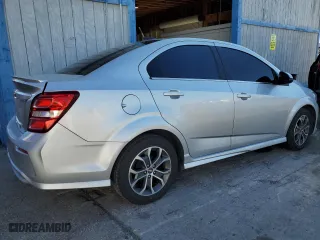 2017 Chevrolet Sonic LT with VIN 1G1JD5SB4H4151196, listed as a Copart auction lot 46190885 with 134,182 mi miles and Salvage Title. Bid and sale history available at carsss.com. Image 3.