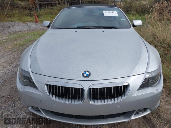 2005 BMW 6 Series 645Ci with VIN WBAEK73475B322960, listed as a IAAI auction lot 41044973 with Not Provided miles. Bid and sale history available at carsss.com. Image 6.