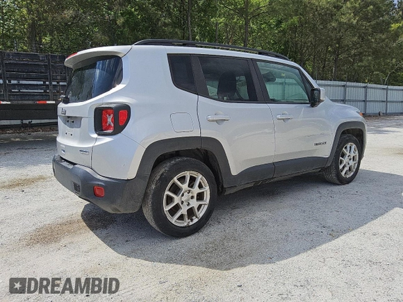 2020 Jeep Renegade Latitude with VIN ZACNJABB0LPL50960, listed as a Copart auction lot 52436285 with 55,792 mi miles and Clean Title. Bid and sale history available at DreamBid. Image 3.