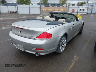 2006 BMW 6 Series 650Ci with VIN WBAEK13406CN76356, listed as a IAAI auction lot 41927866 with 1 mi miles. Bid and sale history available at carsss.com. Image 4.
