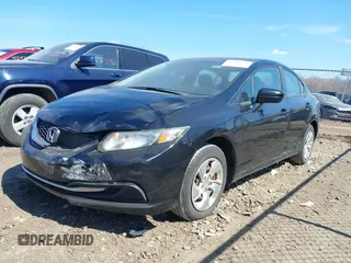 2015 Honda Civic Sedan LX with VIN 19XFB2F52FE004487, listed as a IAAI auction lot 41900671 with 125,497 mi miles. Bid and sale history available at carsss.com. Image 17.