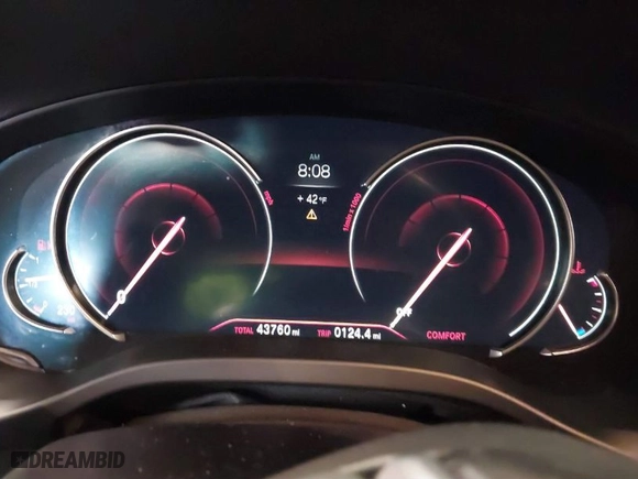 2019 BMW X3 sDrive30i with VIN 5UXTR7C58KLF28097, listed as a IAAI auction lot 41678988 with 43,760 mi miles. Bid and sale history available at carsss.com. Image 7.