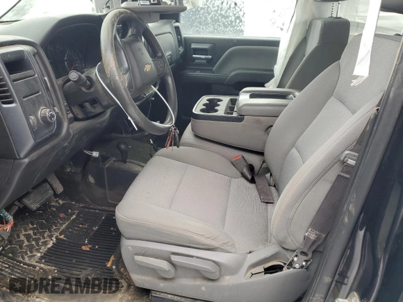 2017 Chevrolet Silverado 1500 Work Truck with VIN 1GCVKNEH1HZ285195, listed as a Copart auction lot 43771695 with 129,135 mi miles and Salvage Title. Bid and sale history available at carsss.com. Image 7.