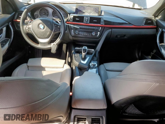 2013 BMW 3 Series 335i with VIN WBA3A9G57DNP36052, listed as a Copart auction lot 50204825 with 158,102 mi miles and Salvage title. Bid and sale history available at DreamBid. Image 8.