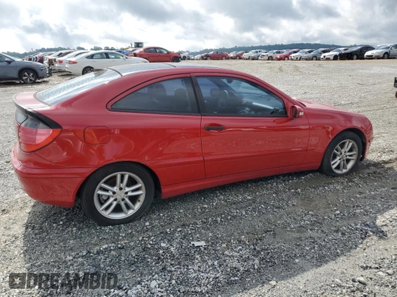 2003 Mercedes-Benz C 230 Kompressor with VIN WDBRN40J73A418674, listed as a Copart auction lot 56570055 with Not provided miles and Clean title. Bid and sale history available at DreamBid. Image 3.