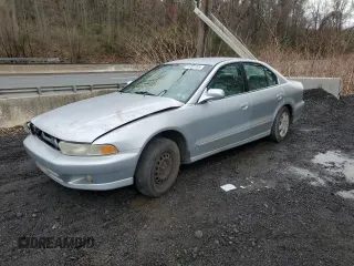 2001 Mitsubishi Galant ES with VIN 4A3AA46G91E173045, listed as a Copart auction lot 51751155 with 128,030 mi miles and Salvage Title. Bid and sale history available at carsss.com. Image 1.