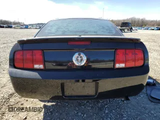 2007 Ford Mustang Deluxe with VIN 1ZVFT80NX75295405, listed as a Copart auction lot 47836085 with 214,405 mi miles and Salvage Title. Bid and sale history available at carsss.com. Image 6.