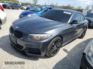 2015 BMW 2 Series 228i with VIN WBA1F5C57FV256779, listed as a Copart auction lot 49162474 with 69,078 mi miles and Salvage Title. Bid and sale history available at carsss.com. Image 1.