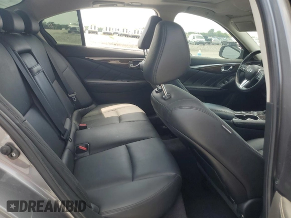 2019 Infiniti Q50 Luxe with VIN JN1EV7AP7KM516284, listed as a Copart auction lot 61647345 with 71,217 mi miles and Salvage title. Bid and sale history available at DreamBid. Image 10.