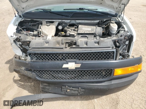 2018 Chevrolet Express Passenger LS with VIN 1GAWGEFG0J1212151, listed as a Copart auction lot 57289585 with 138,956 mi miles and Salvage title. Bid and sale history available at DreamBid. Image 12.