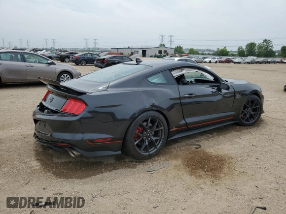 2023 Ford Mustang Mach 1 with VIN 1FA6P8R0XP5500368, listed as a Copart auction lot 59980415 with 20,408 mi miles and Salvage title. Bid and sale history available at DreamBid. Image 3.