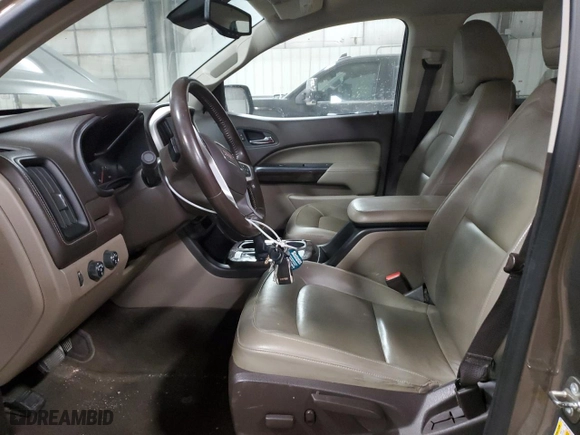 2015 GMC Canyon 4WD SLT with VIN 1GTG6CE39F1202470, listed as a Copart auction lot 43157085 with 118,561 mi miles and Clean Title. Bid and sale history available at carsss.com. Image 7.