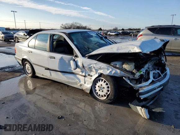 1995 BMW 3 Series 325i with VIN WBACB3327SFE23454, listed as a Copart auction lot 85350054 with 0 mi miles and Salvage Title. Bid and sale history available at carsss.com. Image 4.