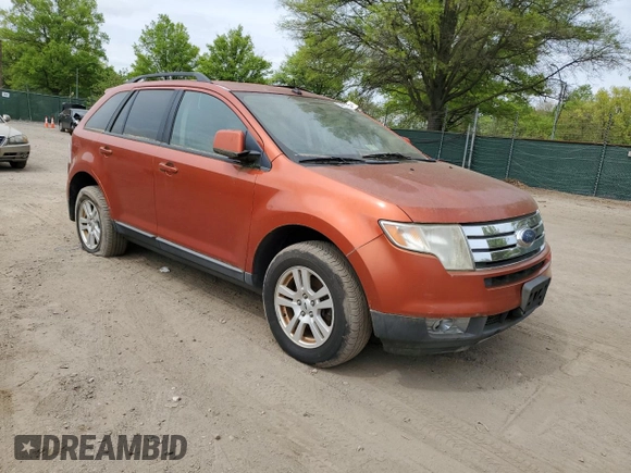 2008 Ford Edge SEL z VIN 2FMDK48C78BA20687, wystawiony jako Copart lot #54423775 z przebiegiem 140 648 mil mil oraz Czysty tytuł • Clean title. Historia ofert i sprzedaży dostępna na DreamBid. Obrazek 4.