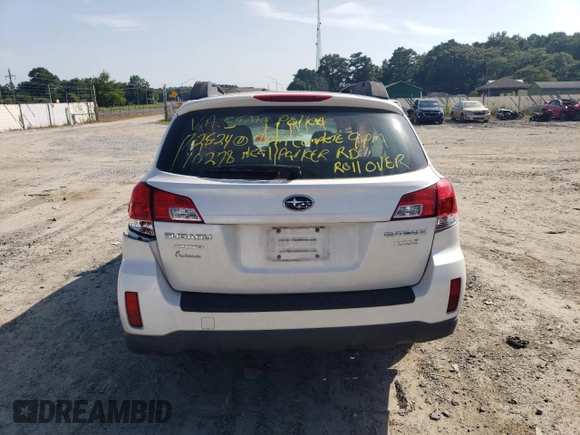 2014 Subaru Outback 2.5i with VIN 4S4BRBAC6E3309718, listed as a Copart auction lot 65182764 with 216,631 mi miles and Salvage Title. Bid and sale history available at carsss.com. Image 6.