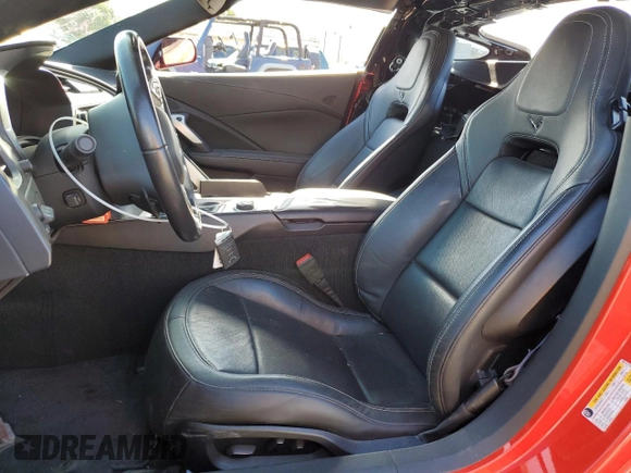 2015 Chevrolet Corvette 2LT with VIN 1G1YD2D74F5117885, listed as a Copart auction lot 75865884 with 54,008 mi miles and Salvage Title. Bid and sale history available at carsss.com. Image 7.