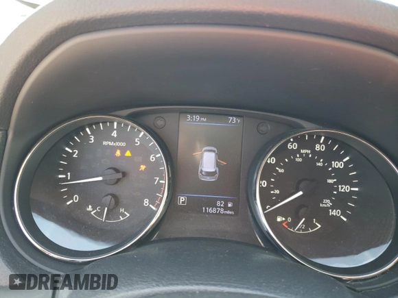2018 Nissan Rogue SV with VIN KNMAT2MT0JP557205, listed as a Copart auction lot 50518215 with 116,878 mi miles and Salvage Title. Bid and sale history available at carsss.com. Image 9.