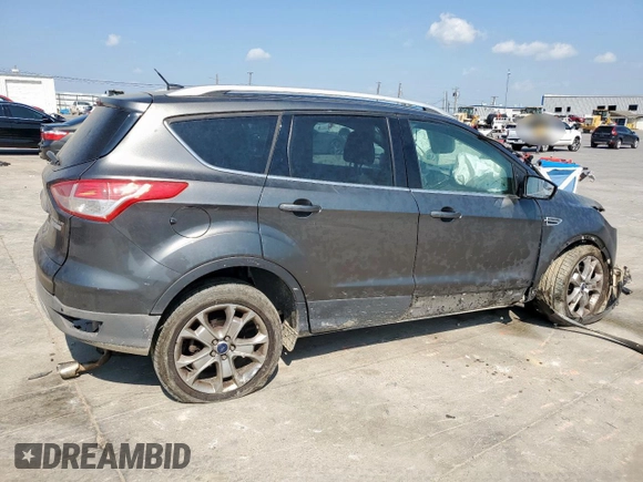 2015 Ford Escape Titanium z VIN 1FMCU0J92FUA07768, wystawiony jako Copart lot #53382545 z przebiegiem Nie podano mil oraz Szkoda całkowita • Salvage title. Historia ofert i sprzedaży dostępna na DreamBid. Obrazek 3.